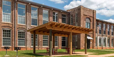 Oneida Mills lofts building exterior